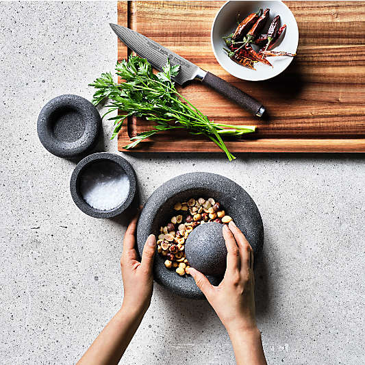 Lava Stone Mortar and Pestle