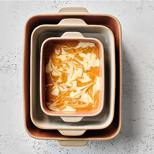 Autumn Speckle 3-Piece Ceramic Bakers Set