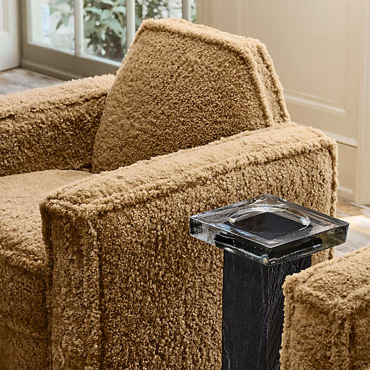 Ohr Marble and Cast Glass 10" Drink Table by Jeremiah Brent