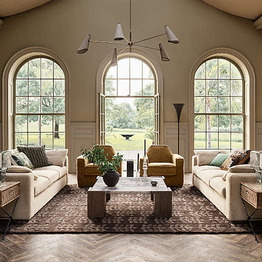 Selen Wool Deep Brown Handknotted Area Rug 12'x15' by Jeremiah Brent