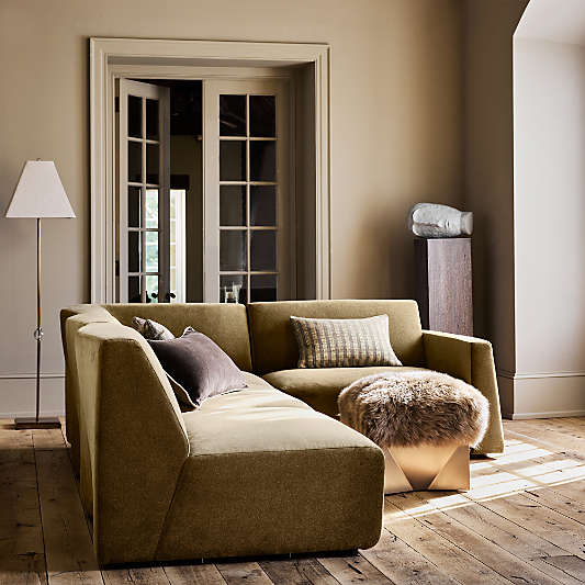 Raoul Metal Floor Lamp with Fabric Shade by Jeremiah Brent