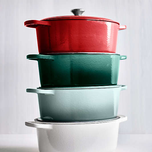 Le Creuset ® Signature 8-Qt. White Enameled Cast Iron Oval Dutch Oven