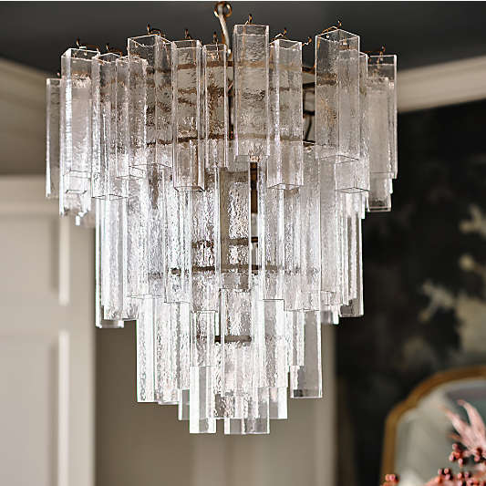 Revelry Glass Chandelier Light 28"