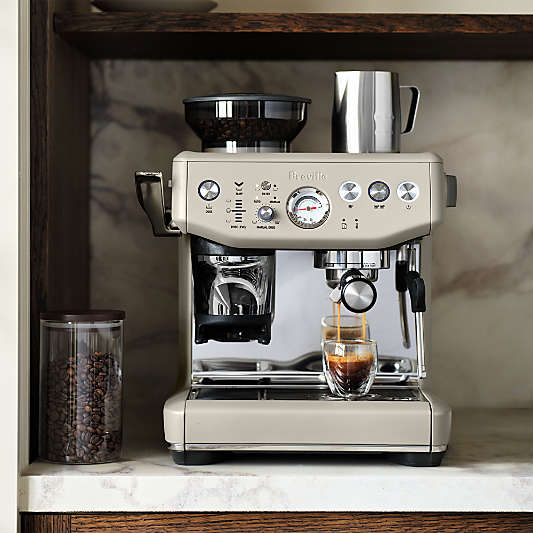 Breville ® Barista Express ® Impress Espresso Machine in Almond Nougat