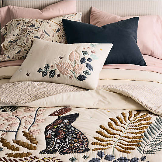 Owl 100% Organic Cotton Percale Kids Full Sheet Set