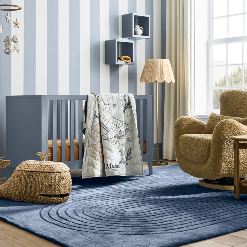 Riviera Stripe Mist Blue Peel and Stick Wallpaper - image 2 of 4