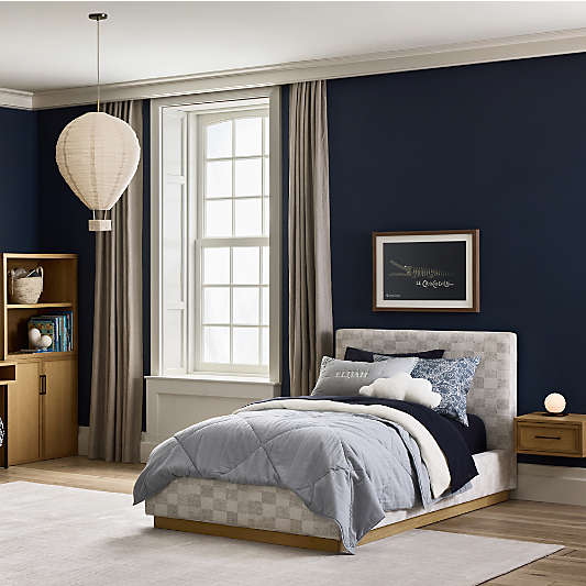 Supersoft Navy Blue 100% Organic Cotton Gauze Kids Full Sheet Set