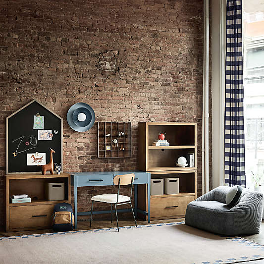 Ever Simple 36" Modular Wood Kids Bookcase with Drawer