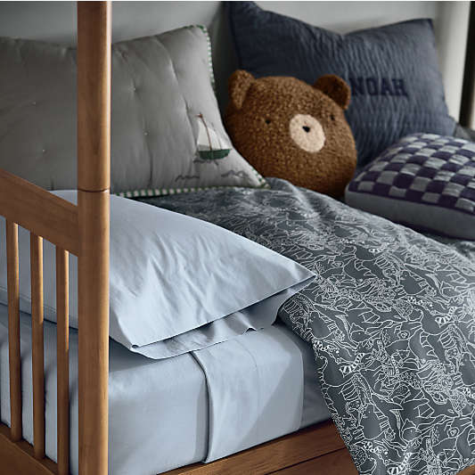 Explorer Animals Organic Cotton Kids Twin Duvet Cover