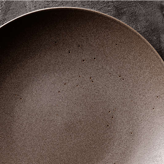 Craft Espresso Stoneware Coupe Dinner Plate