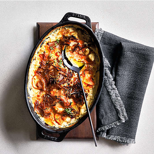 Staub ® Matte Black 2-Piece Oval Baker Set