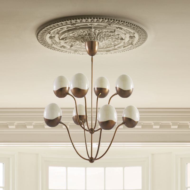 Primrose Glass and Metal Chandelier Light - image 1 of 6