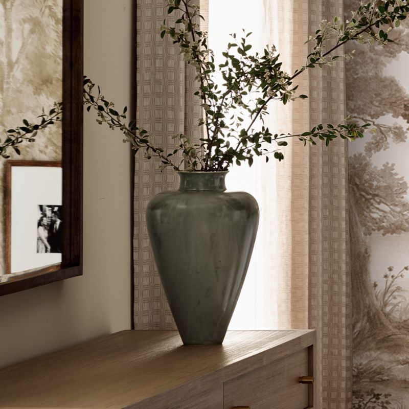 Rochester Small Brown Ceramic Vase 8" - image 2 of 7
