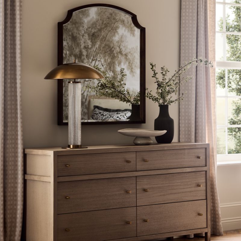 Keane 84" Weathered Natural Solid Wood 9-Drawer Dresser - image 3 of 13