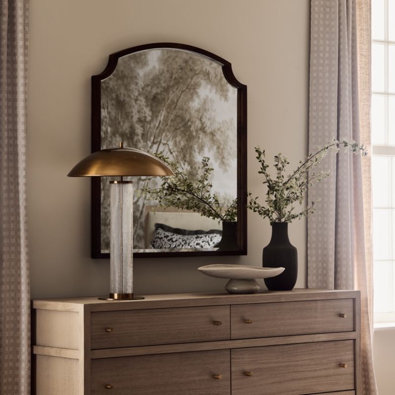 Keane 64" Weathered Natural Solid Wood 6-Drawer Dresser - image 4 of 13