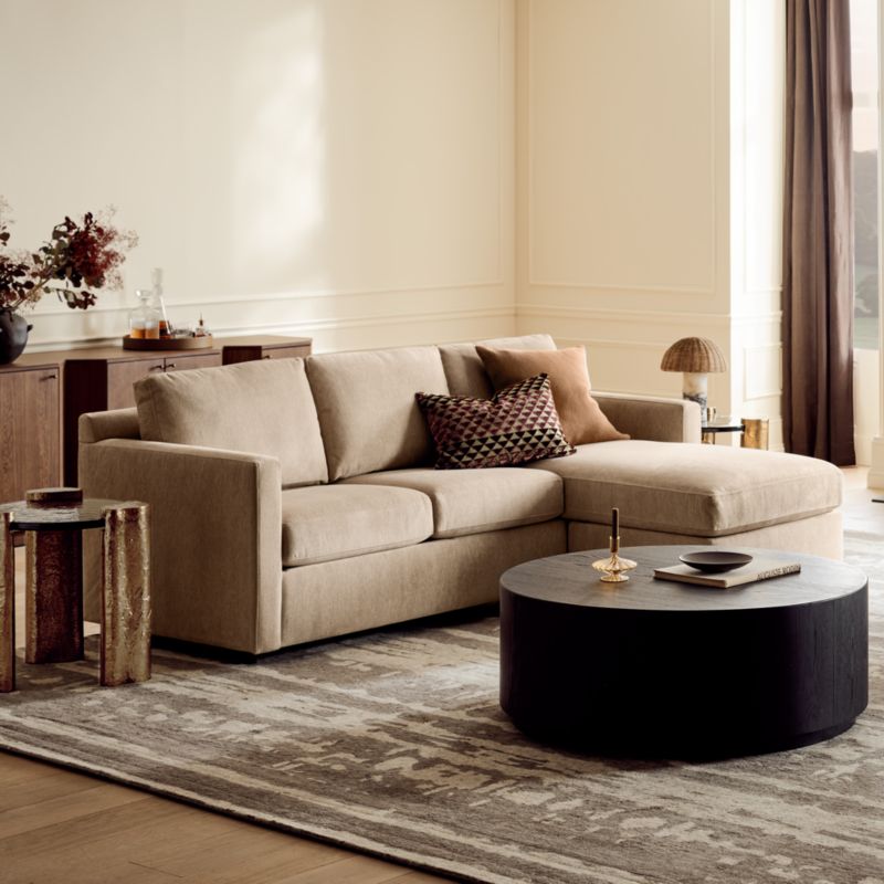 Terrane Black Oak Wood 42" Round Coffee Table - image 4 of 8