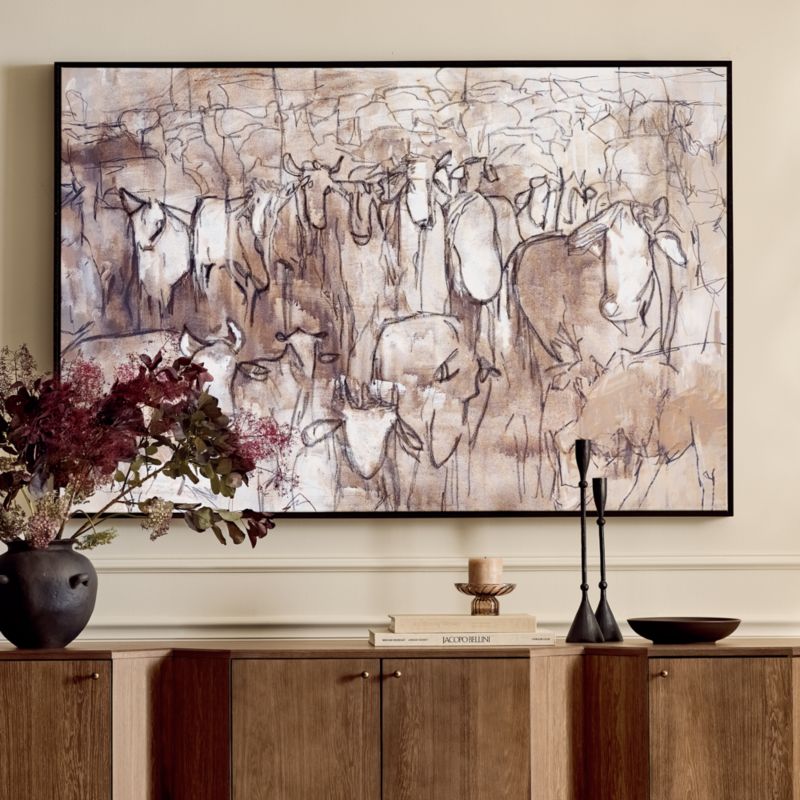 "Graze" by Kichael Bonofiglio 61" x 41" Framed Wall Art Print - image 4 of 5