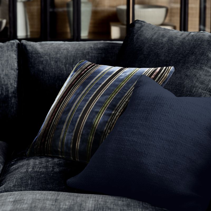Highgrove 20"x20" Deep Indigo Throw Pillow Cover - image 4 of 5