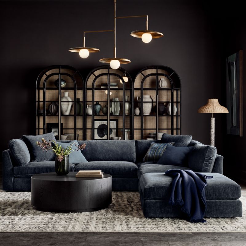 Terrane Black Oak Wood 42" Round Coffee Table - image 3 of 8