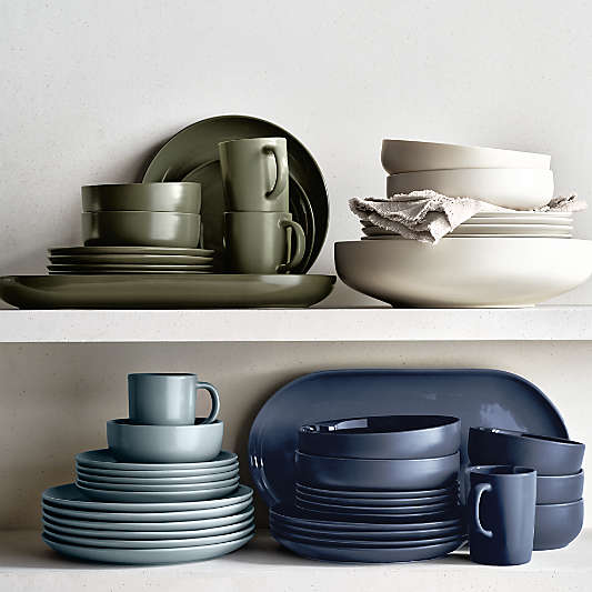 Hudson Navy Blue Stoneware Platter