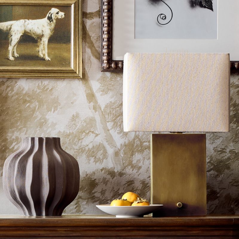 Cadre Brass Table Lamp with Fabric Shade 20.5" - image 5 of 8