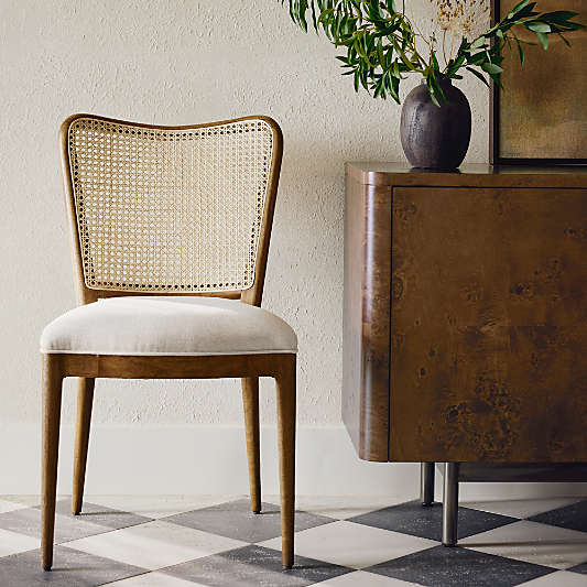Madison Natural Wood and Natural Cane Dining Chair