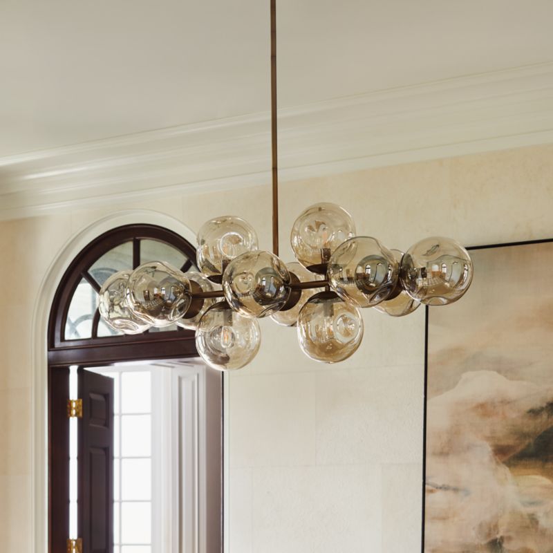 Etienne Glass Linear Chandelier Light - image 4 of 6