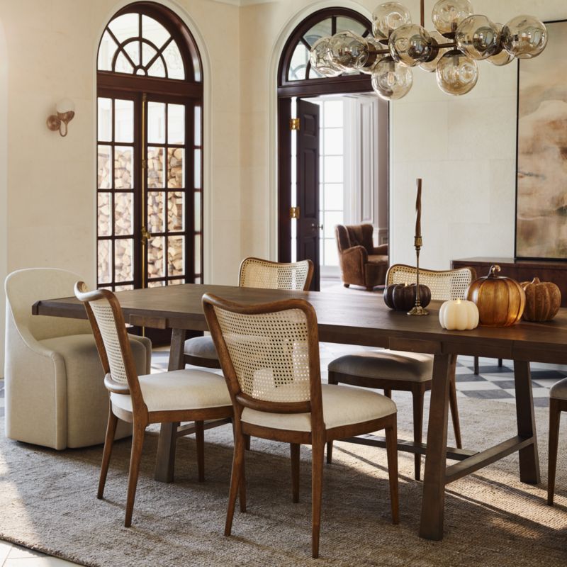 Madison Natural Wood and Natural Cane Dining Chair - image 2 of 7
