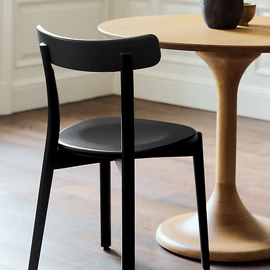 Josephine Black Wood Dining Chair