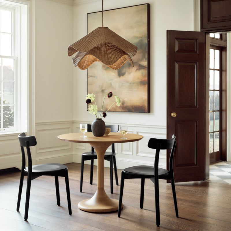 Josephine Black Wood Dining Chair - image 3 of 8