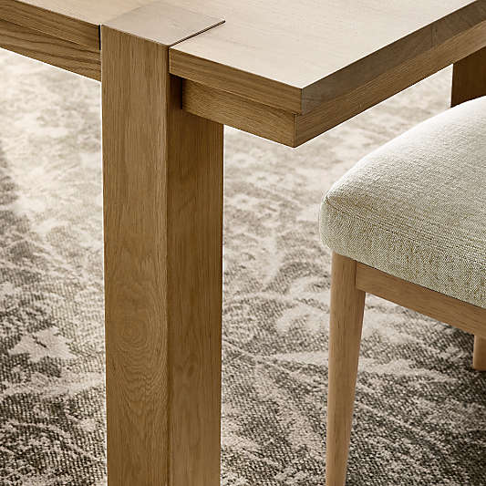 Sullivan 73"-95" Oak Wood Extendable Dining Table