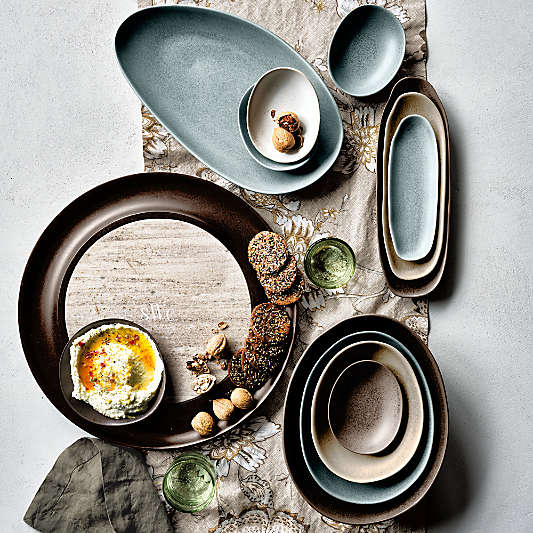 Grove Stoneware Serving Bowls, Set of 3