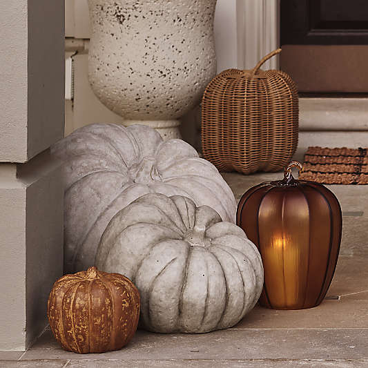 Heirloom Outdoor Large White Pumpkin