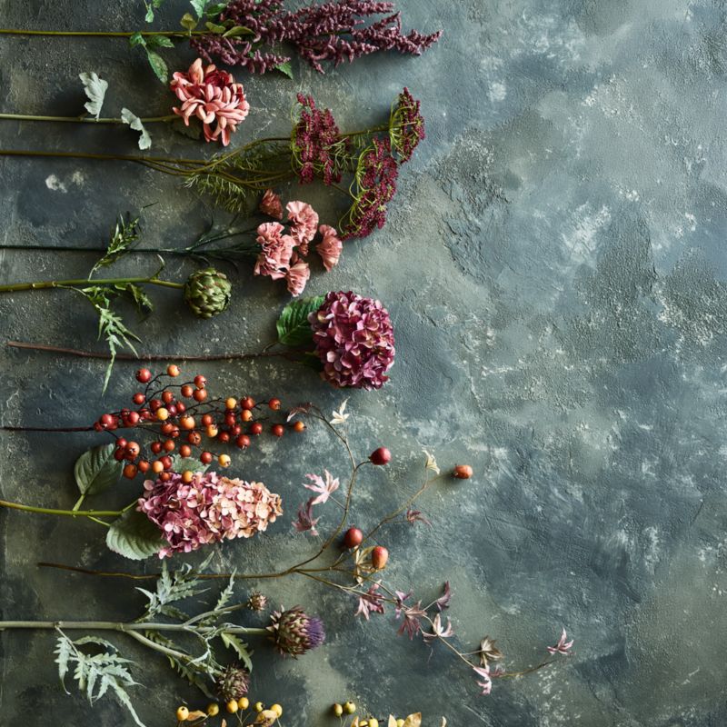 Faux Mauve Oakleaf Hydrangea Stem 30" - image 4 of 5