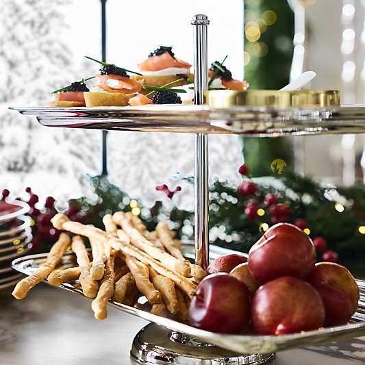 Easton Aperitivo 2-Tiered Serving Tower