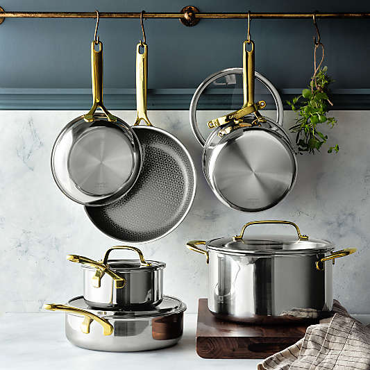 GreenPan™ Spectra Gold Thermobond Hybrid Ceramic Nonstick 10-Piece Cookware Set