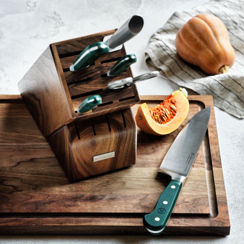 Crate & Barrel Reversible Walnut Wood Cutting Board 18"x13"x0.75" - image 4 of 8