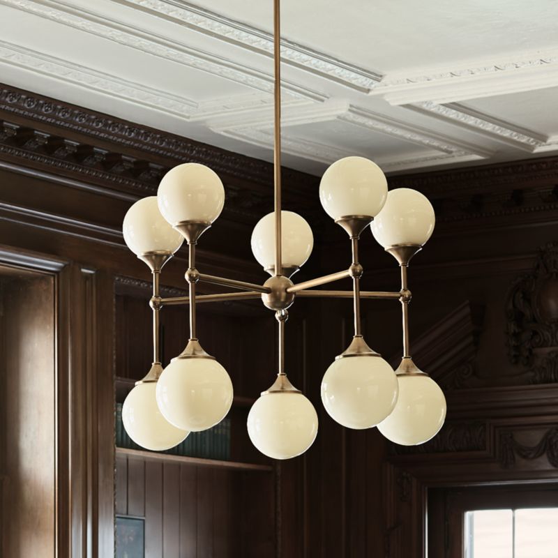 Yorkshire Brass Chandelier Light - image 4 of 6