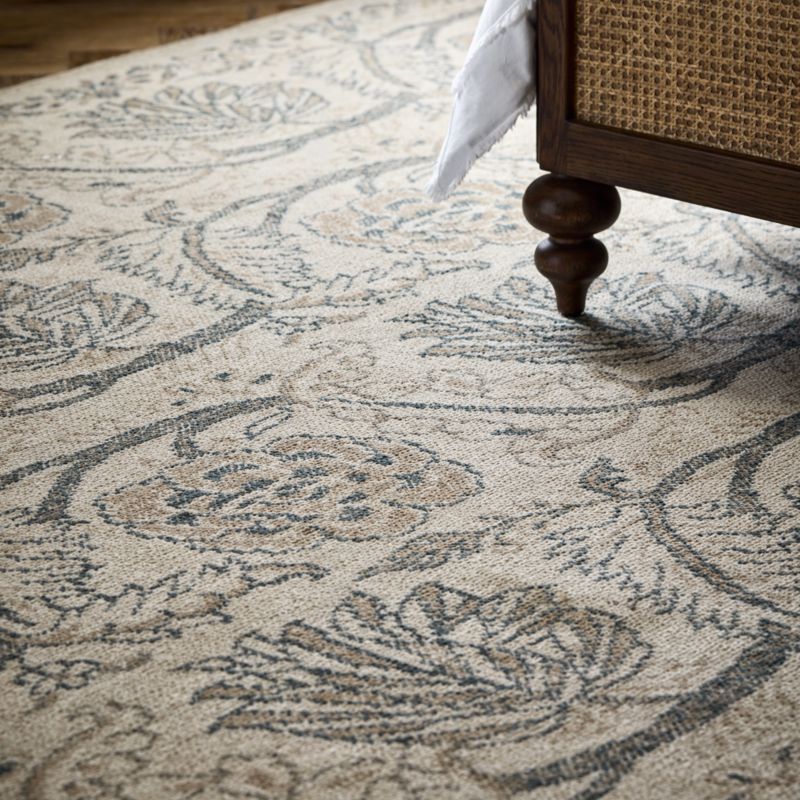 Coates Performance Traditional Handknotted Ivory Rug Swatch 12"x18" - image 2 of 3