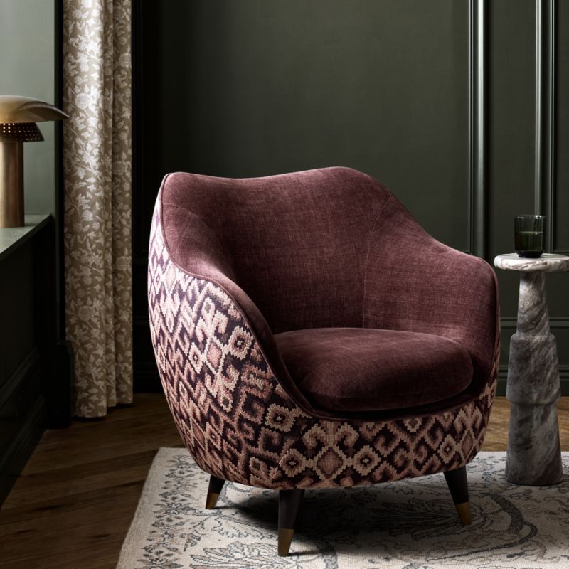 Camilla Patterned Accent Chair - image 2 of 8