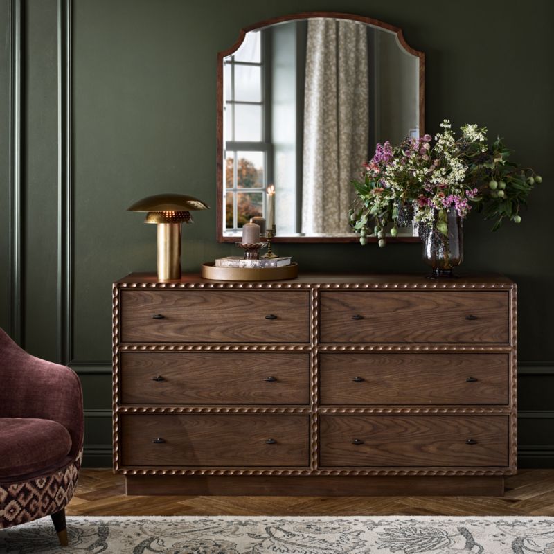 Emmy Wood Wall Mirror 36" x 40" - image 3 of 8