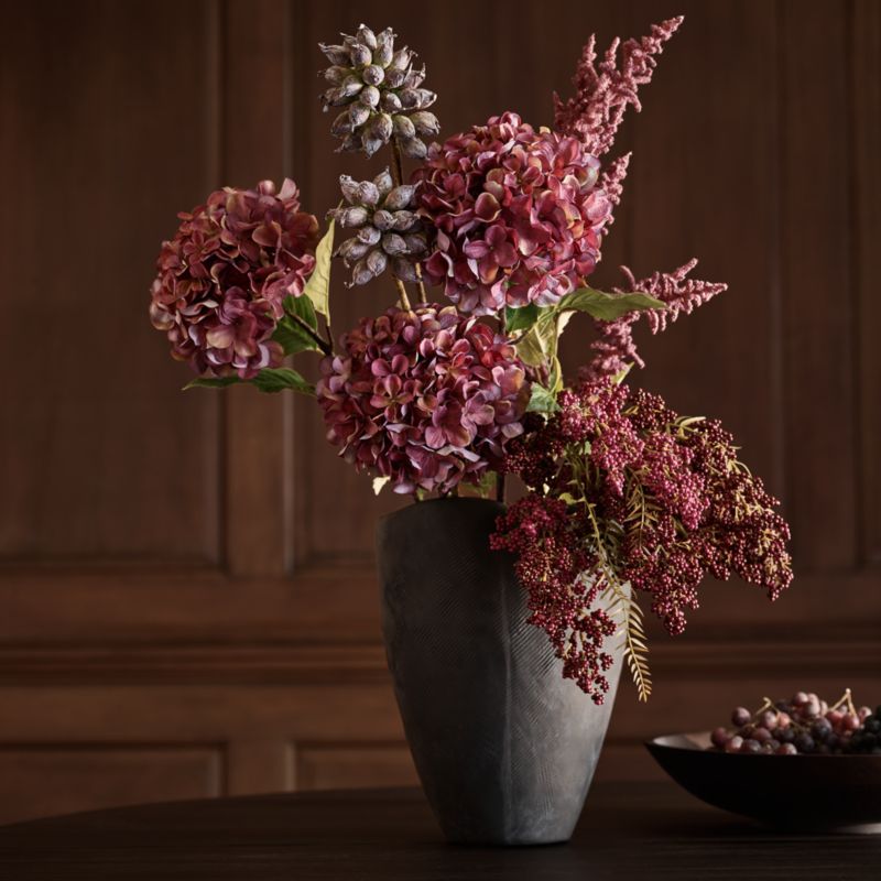 Ithaca Medium Charcoal Vase 14" - image 2 of 7