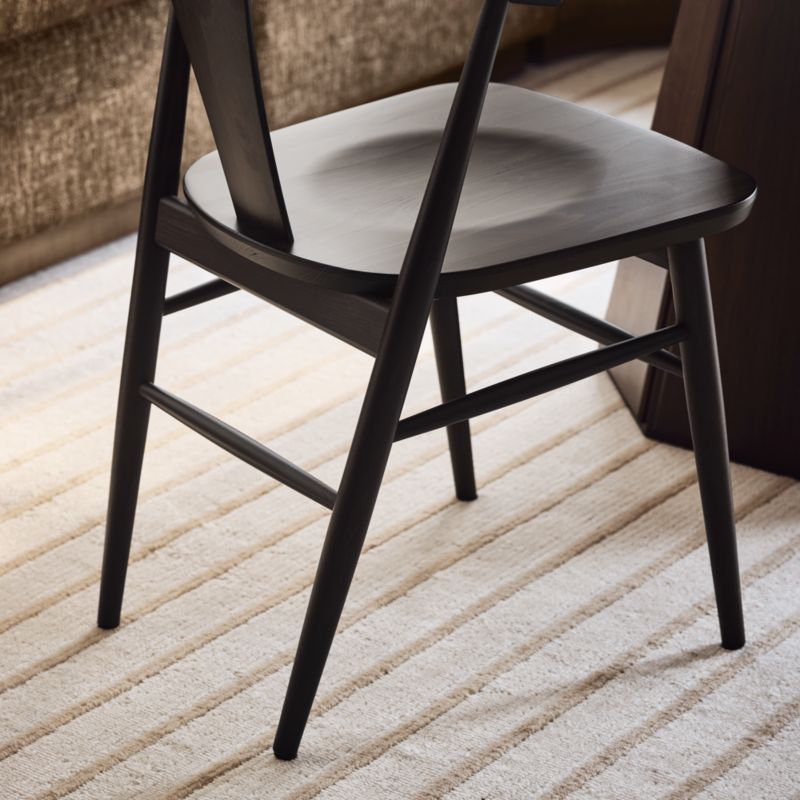 Fyn Black Wood Dining Chair - image 6 of 11