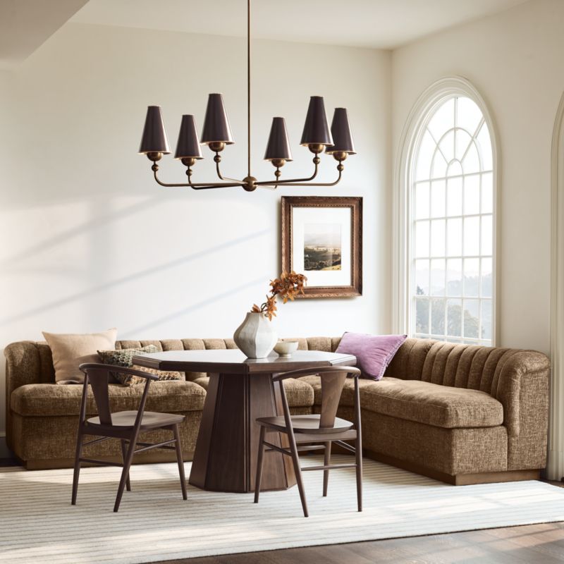 Aveline Basil Upholstered Double L-Shaped Loveseat Dining Banquette - image 3 of 9