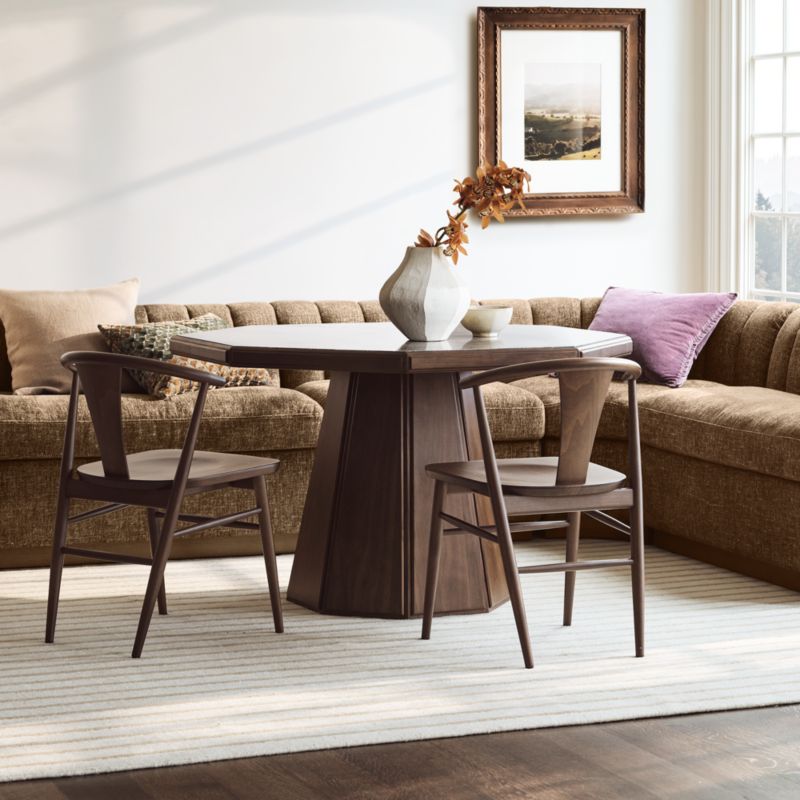Fyn Natural Walnut Wood Dining Chair - image 2 of 9