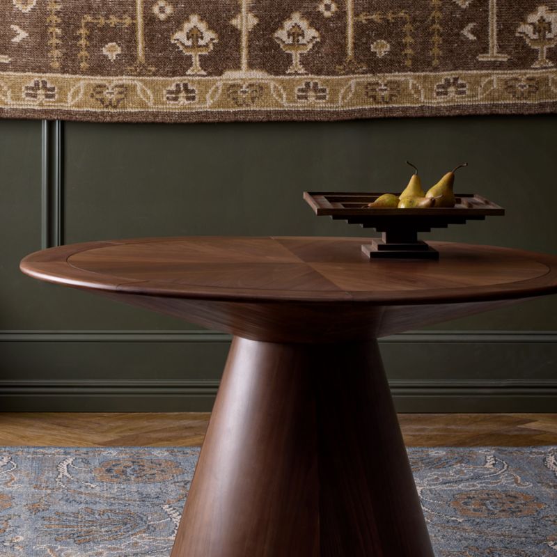 Eden Dark Oak Wooden Decorative Centerpiece Bowl - image 4 of 6