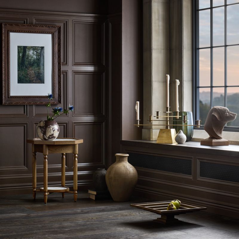 Eden Dark Oak Wooden Decorative Centerpiece Bowl - image 5 of 6