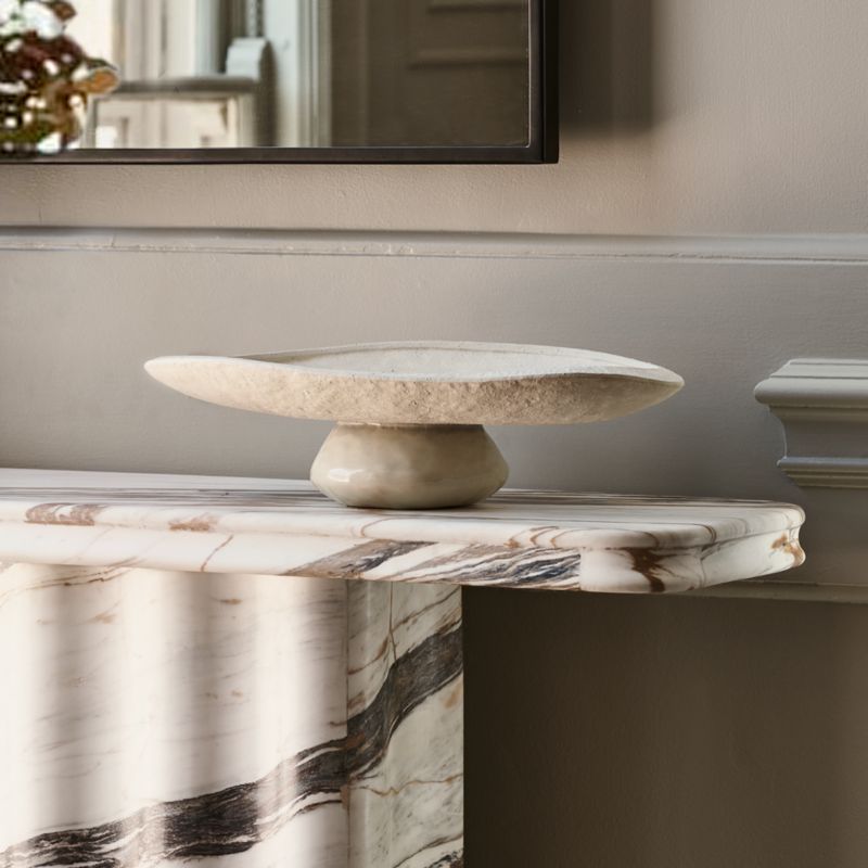 Zephyr Calacatta Gold Marble 52" Console Table - image 2 of 8