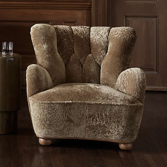 Yates Shearling Accent Chair