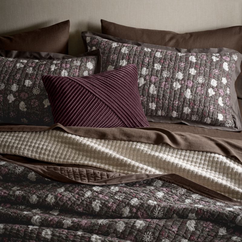 Celeste Organic Cotton Moody Flora King Quilt - image 5 of 7